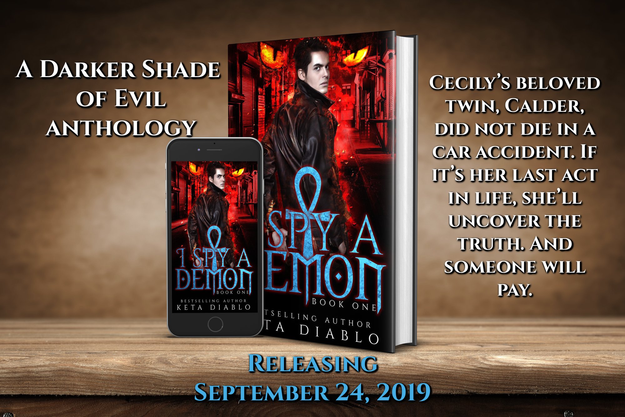 4. I Spy A Demon Book 1 by Keta Diablo PHONE and Book